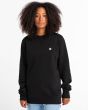 Mujer con sudadera Element Brand Cornell Classic negra unisex 