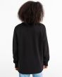 Mujer con sudadera Element Brand Cornell Classic negra unisex posterior