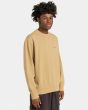 Hombre con sudadera Element Cornell 3.0 Khaki lateral