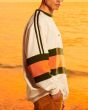 Hombre con Sudadera Lightning Bolt Haring blanca Unisex lateral