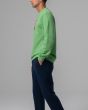 Hombre con Sudadera Lightning Bolt LB Vice Verde lateral