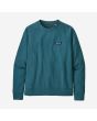 Sudadera de cuello redondo Patagonia P-6 Label Organic Crew Sweatshirt azul para mujer 