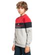 Sudadera sin capucha Quiksilver Beach To School para chicos 8-16 años lateral
