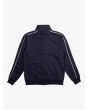 Sudadera con cremallera Quiksilver Shadylakes Azul Marino para hombre posterior