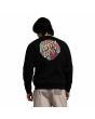 Hombre con Sudadera Santa Cruz Dressen Rose Crew Two Negra