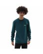 Hombre con sudadera polar Vans Core Basic Deep Teal