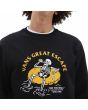 Hombre con Sudadera Vans Permanent Vacation Negra estampado