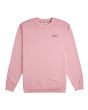 Sudadera Vissla Offshore Pleasure Crew Rosa para hombre frontal