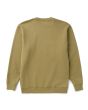 Sudadera Vissla Solid Sets Eco Crew Bronze para hombre posterior