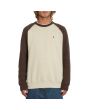 Hombre con sudadera de forro polar Volcom Homak Whitecap Grey