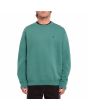 Hombre con Sudadera Volcom Single Stone Sea Green