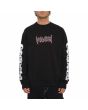 Hombre con sudadera Volcom Stone Lord Negra frontal