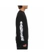 Hombre con sudadera Volcom Stone Lord Negra lateral