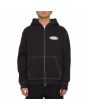 Hombre con sudadera de capucha y cremallera Volcom Workard Negra