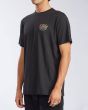 Camiseta de manga corta para hombre Billabong AI Forever Sunrise SS negra izquierda
