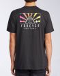 Camiseta de manga corta para hombre Billabong AI Forever Sunrise SS negra Posterior