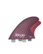 Quillas para tabla de surf Deflow Supra Cuatro Futures Quad Double Tab par