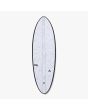 Tabla de Surf Softboard Hayden Shapes Hypto Krypto FutureFlex Soft 6'8" blanca 52,73 Litros Futures bottom