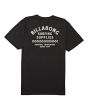 Camiseta de manga corta para hombre Billabong Surfing Goods SS negra posterior