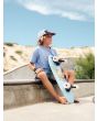 Niño con Surfskate Completo Quiksilver x Smoothstar Surfbuddy 29" azul Lifestyle gráfico deck