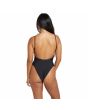 Mujer con Bañador de 1 pieza Volcom Simply Seamless Negro posterior