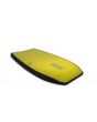 Tabla de Bodyboard Pride Realest PP SDC color gris y amarillo Slick Surlyn
