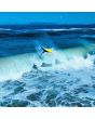 Tristan Roberts con Tabla de Bodyboard Pride Realest PP SDC color gris y amarillo