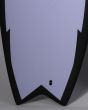 Detalle cola swallow Tabla de surf híbrida Bell Bat Hybrid 6’0'' Lavanda 38,5 Litros