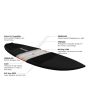 Tabla de Surf híbrida Christian Bradley Hybrid Surfboard Chocolatine 6'2" 36,5L Negra Futures características