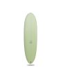 Tabla de surf Lufi Minidisk 6'8 color verde pastel con shape híbrido 57,3 Litros
