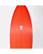 Tabla de Surf Shortboard Pukas Chris Christenson Pegaso 5'8" 32,01L Roja FCS 2 Twin Fin logo