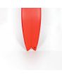 Tabla de Surf Shortboard Pukas Chris Christenson Pegaso 5'8" 32,01L Roja FCS 2 Twin Fin Swallow Tail