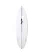 Tabla de surf Shortboard JS Industries Xero Gravity PU 5'10 Blanca Squash Tail FCS II 3-fin set up Blanca 29,5 Litros bottom
