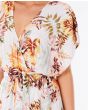 Vestido playero de manga corta Rip Curl Tallows para mujer detalle estampado