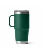 Taza termo de viaje Yeti Rambler 20oz Travel Mug con tapa Stronghold Verde Black Forest Green posterior
