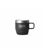 Taza de café Yeti Rambler 6oz Espresso Stackable Mug color negro