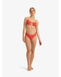 Mujer con Conjunto con Top de Bikini Bralette Roxy PT Beach Classics Rojo Floral 