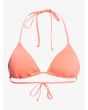 Top de bikini triangular Roxy Beach Classics coral
