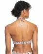 Mujer con Top de Bikini Triangular Roxy Printed Beach Classics Azul Marino Floral posterior