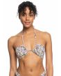 Mujer con Top de Bikini Triangular Roxy Printed Beach Classics Azul Marino Floral