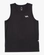Camiseta sin mangas deportiva Rvca Sport Vent negra para hombre