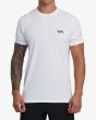 Hombre con Top de manga corta RVCA VA Sport Vent Blanco
