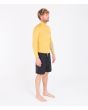 Hombre con Top de Neopreno reversible Hurley Advantage Plus 1/1 mm amarillo derecha