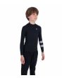 Niño con chaqueta de neopreno Hurley Kids Advant 1/1mm Negra derecha