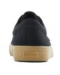 Zapatillas de skateboard Element Topaz C3 negras y rojas para hombre talón