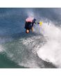 Hombre con Traje de bodyboard con cremallera en el pecho Pride Nymph 4/3mm Steamer Navy Blue lifestyle