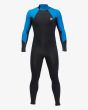 Traje de surf con cremallera en la espalda Billabong Absolute 4/3mm azul y negro para hombre