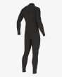 Traje de neopreno con cremallera en el pecho Billabong Absolute 4/3mm negro para hombre lateral 