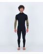 Hombre con traje de neopreno con cremallera en el pecho Hurley Air Toledo 2/2mm Panther