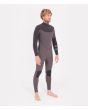 Hombre con Traje de surf con cremallera en el pecho Hurley Advantage Plus 4/3 gris derecha